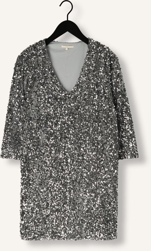 Notre-V Nv Celina Dress Jurken Dames - Rok - Jurk - Zilver - Maat XS