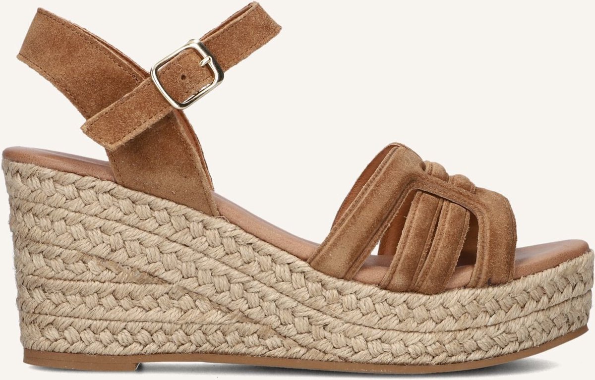 Notre-V As-14372 Sandalen - Met Sleehak - Dames - Bruin - Maat 41