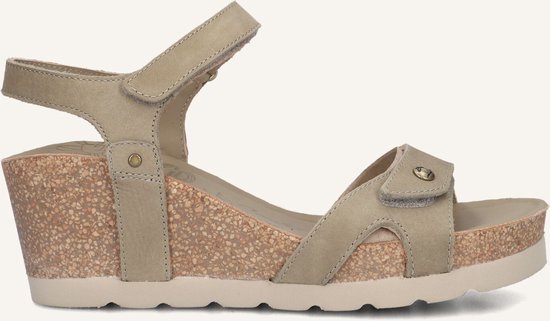 Panama Jack Julia Sandalen - Met Sleehak - Dames - Groen - Maat 39