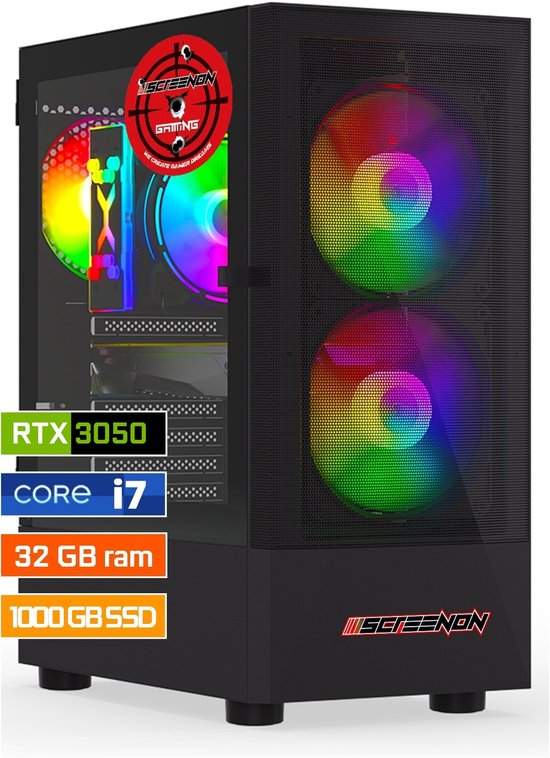 ScreenON - Intel Core i7 - 1024GB SSD - 32GB RAM - RTX 3050 - ScreenON - €1.149,00