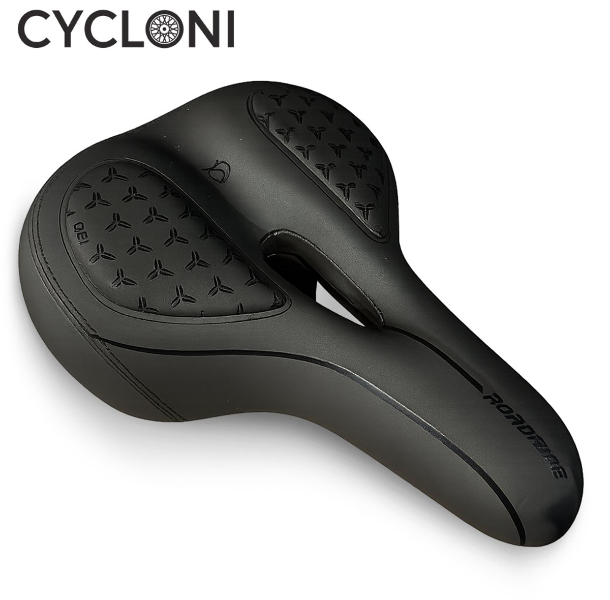 Cycloni Silica Gel Fietszadel – Comfortabel, Reflecterend & Unisex – Zadel met Extra Zitcomfort – Geschikt voor MTB, Racefiets & Stadsfiets