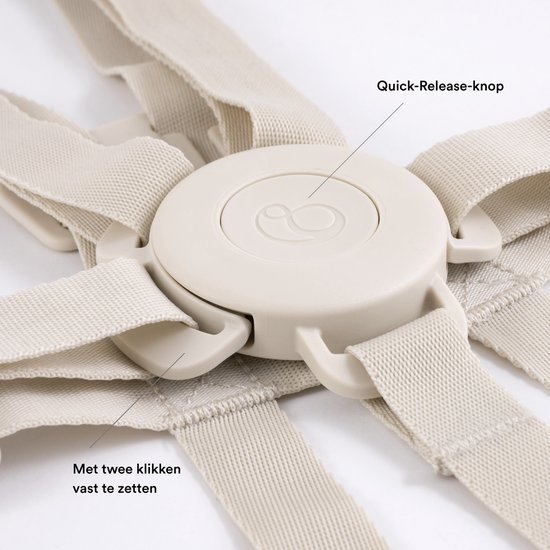 Stokke Harness2 - Beige - Past alleen bij de Tripp Trapp Baby Set2 - 6-36 maanden - Eenvoudig te installeren en te gebruiken — afbeelding 4