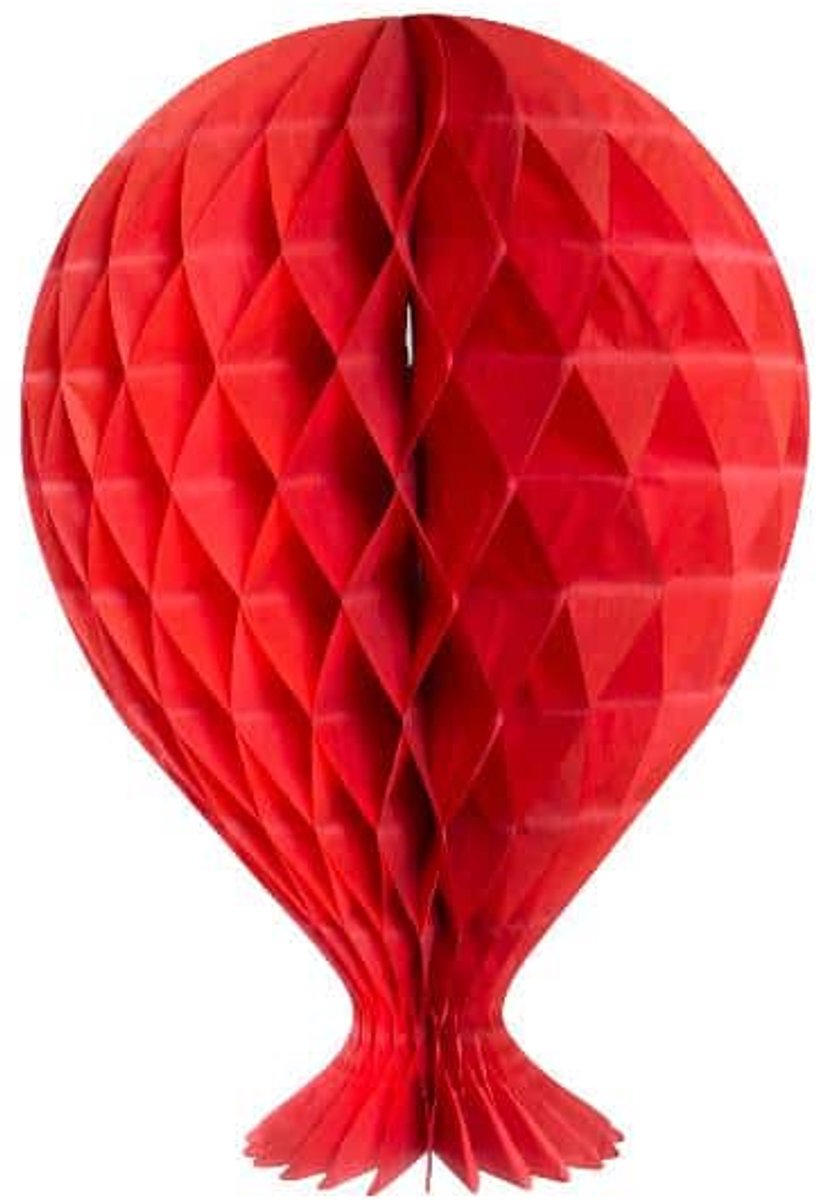 Folat - Honeycomb Balloon 37cm Red