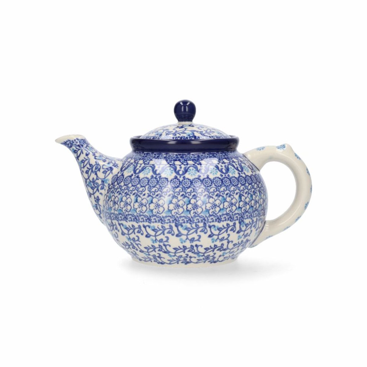 Bunzlau Castle Theepot 1,3 liter – Celebration 40 jaar – Pools aardewerk