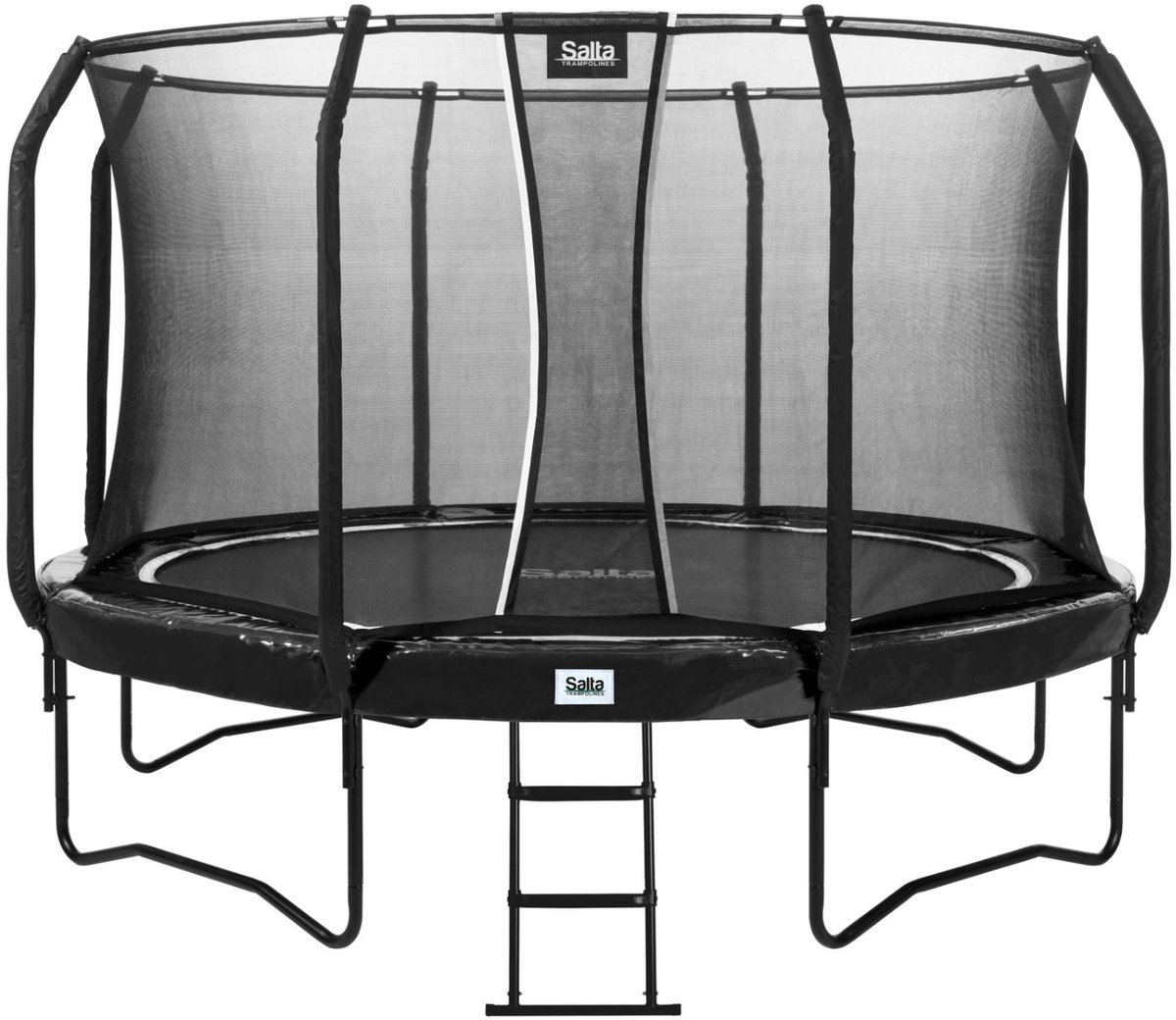 Salta Premium Black Edition - Trampoline met veiligheidsnet - ø 427 cm - Zwart — afbeelding 12