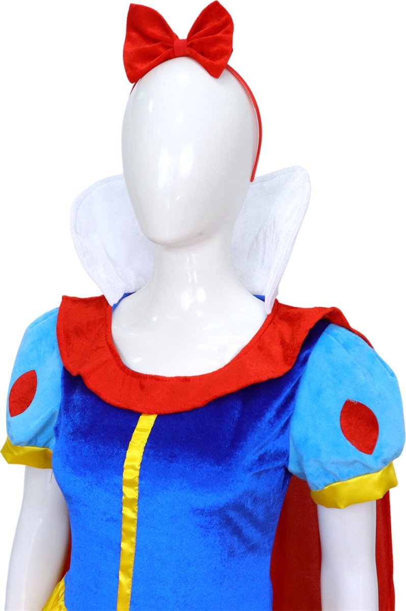 Joya Party® Sneeuw Prinses Verkleed Jurk Volwassenen | Prinses Glamour Jurk | Carnaval Verkleedjurk Dames | Prinsessenjurk Vrouwen | Carnavalskleding | — afbeelding 11