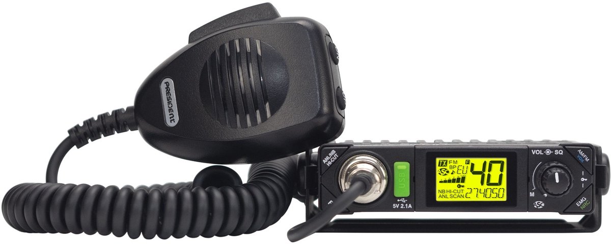 President Bill II + - AM/FM - CB radio - 12 Volt - VOX