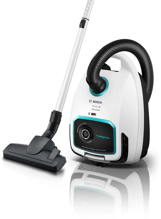 Bosch ProHygienic BGL6HYG2 Serie 6 - Stofzuiger met zak - Wit