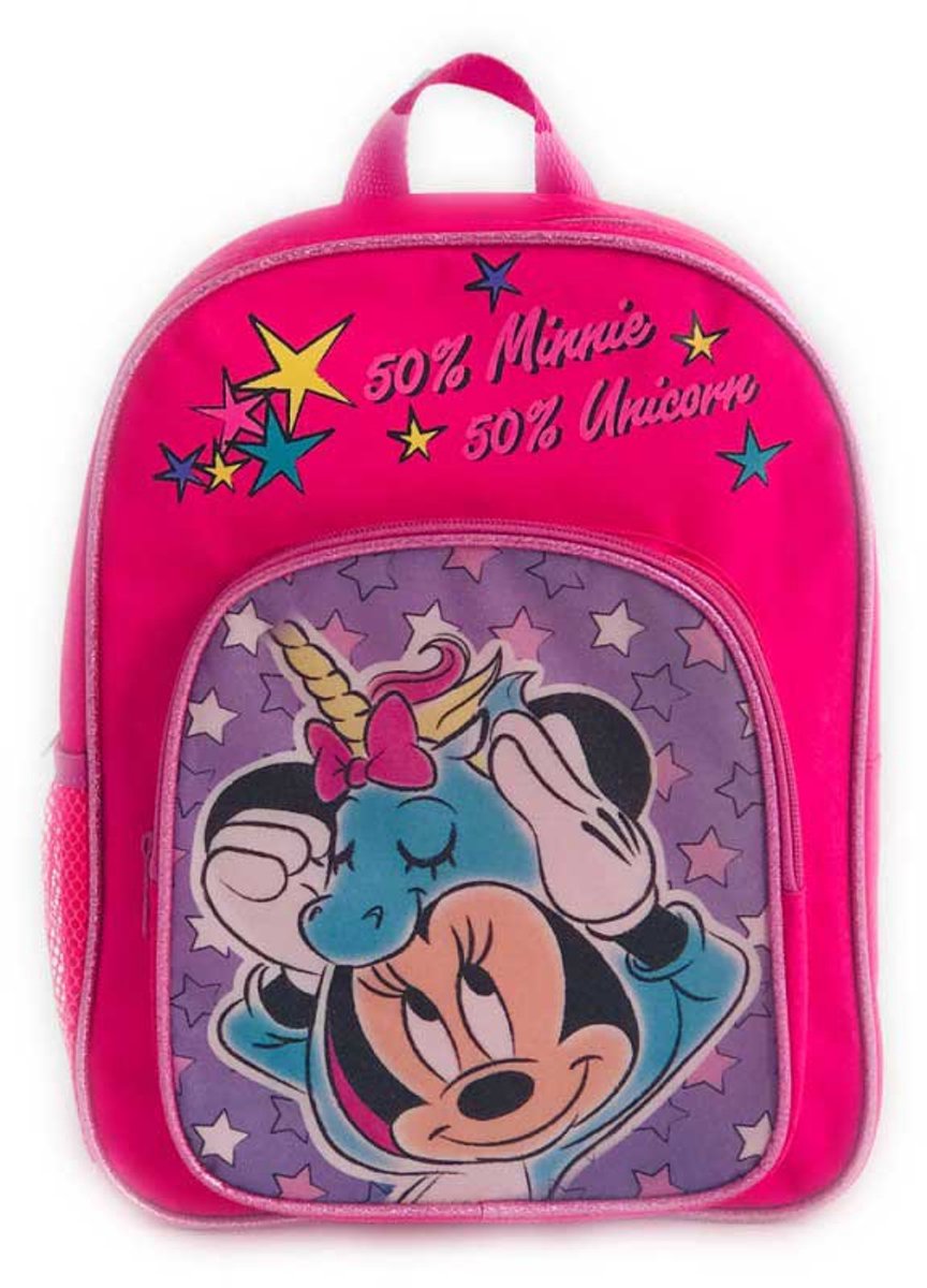 Minnie Mouse - Rugzak - Unicorn - 35cm - 2 vakken - Roze