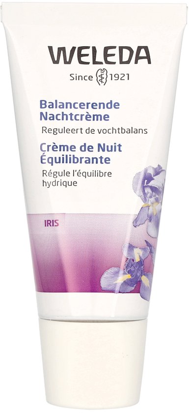 WELEDA - Balancerende Nachtcrème - Iris - 30ml - 100% natuurlijk