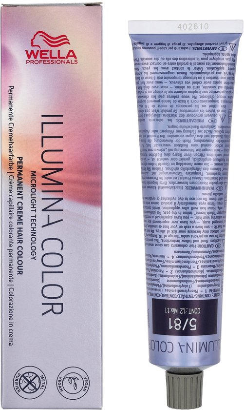 Wella Illumina Color 5/81 Châtain Clair Perlé Cendré 60ml