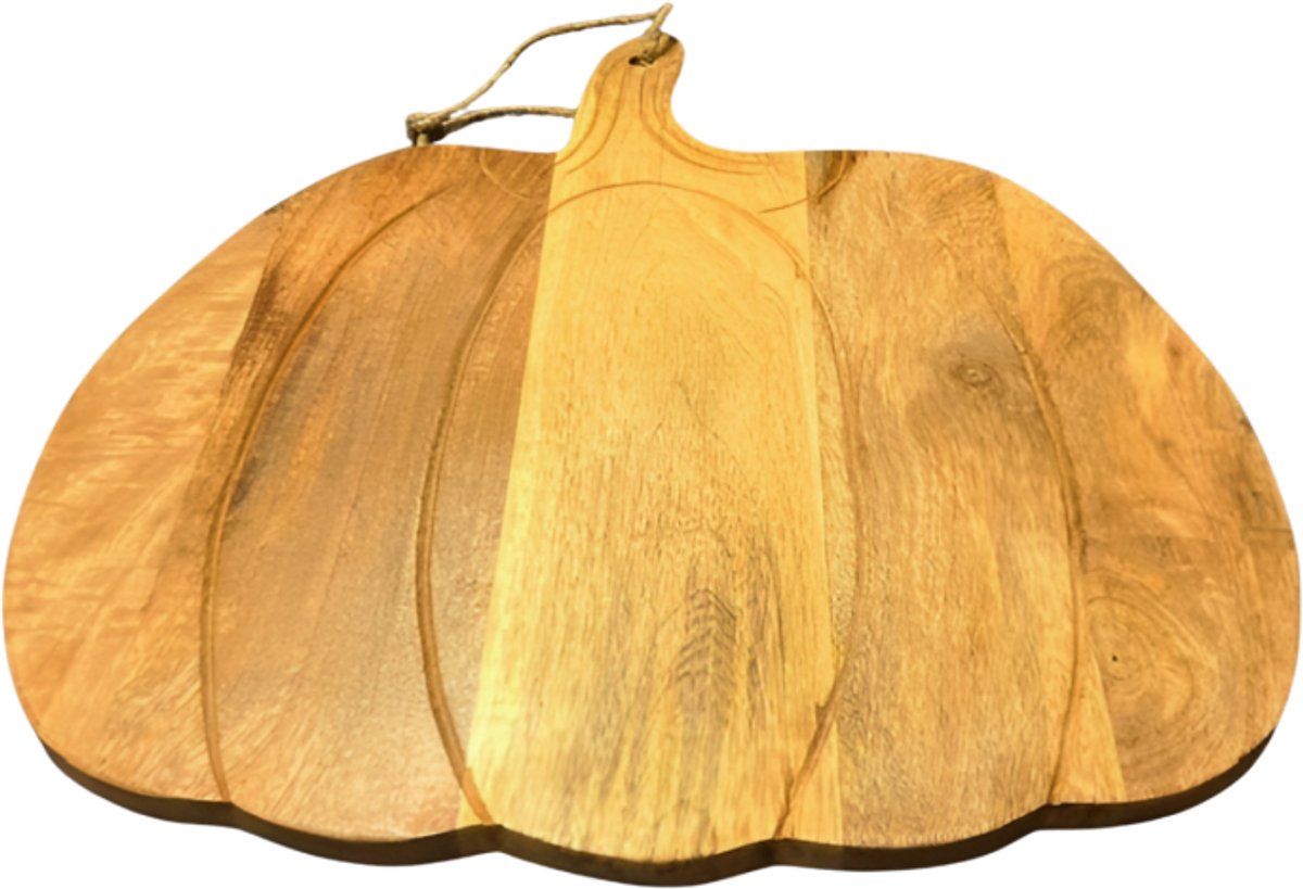 Snijplank “Pumpkin” – 45×43 cm – Houten Cutting Board – Handgemaakt