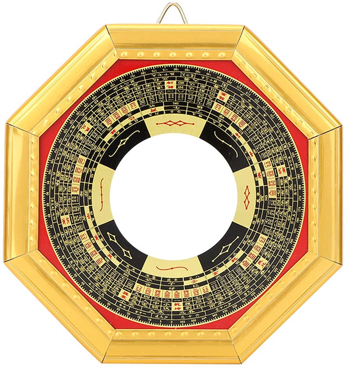 5,3 inch Gelukkige Chinese FengShui inboeking convexe Bagua-spiegel-taoist voor interieur-zakelijke versiering (concaf)