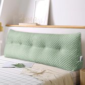 LANPEW Rugkussen voor bed en bank met armleuningen, ergonomisch leeskussen voor volwassenen, ademend leeszitkussen met afneembare overtrek voor lezen (bonenfluweel grijs, 70 x 50 cm LANPEW Rugkussen voor bed en bank met armleuningen, ergonomisch leeskussen voor volwassenen, ademend leeszitkussen met afneembare overtrek voor lezen (bonenfluweel grijs, 70 x 50 cm