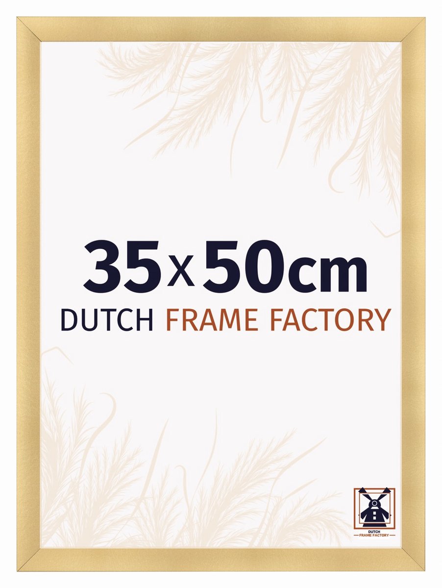 Dutch Frame Factory Fotolijst 35x50 cm - MDF - Goud Mat - Praag