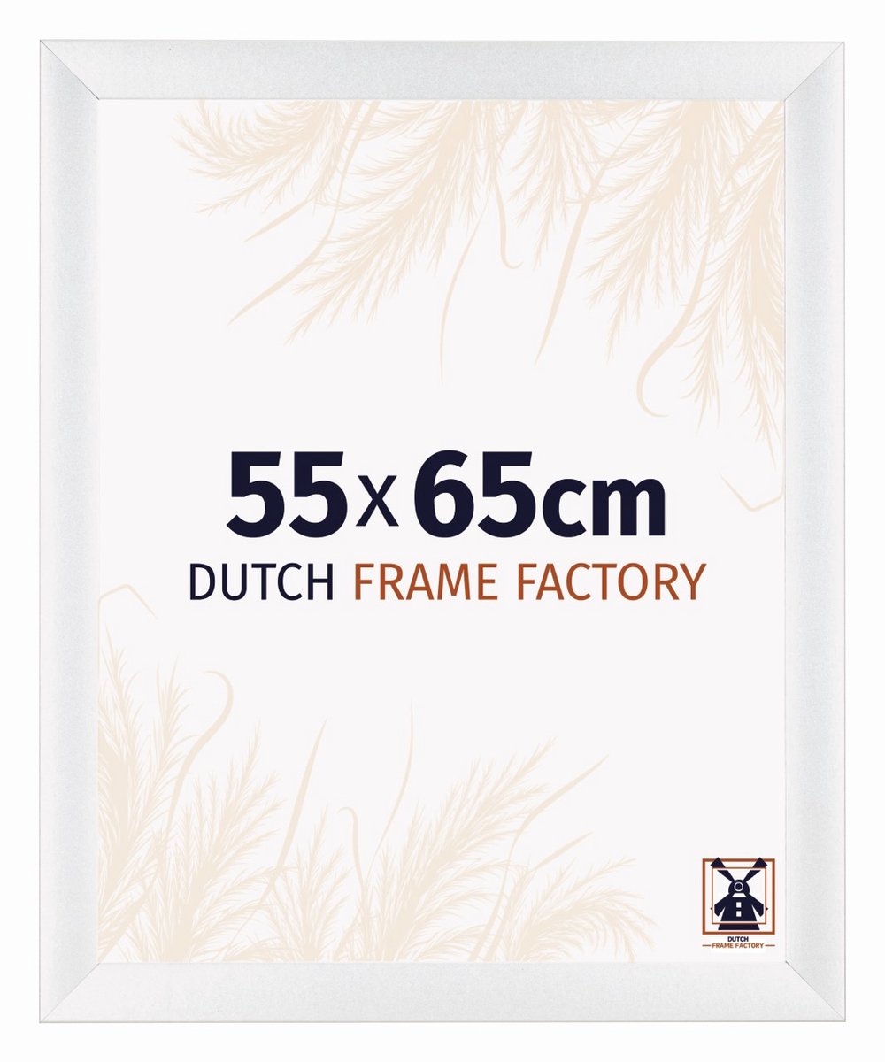 Dutch Frame Factory Fotolijst 55x65 cm - MDF - Wit Hoogglans - Praag