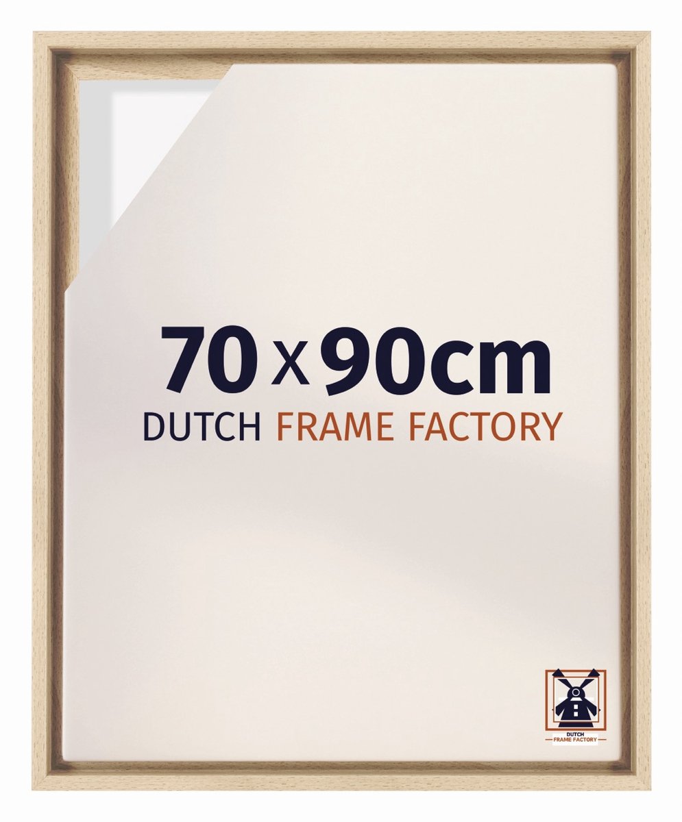 Dutch Frame Factory Baklijst 70x90 cm - Beuken - Geschikt voor Canvasdoek - MDF Baklijst Lausanne