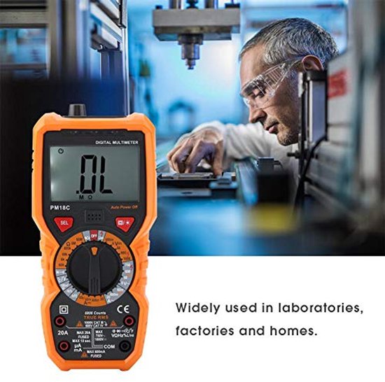 Digital Multimeter 6000 Counts Professional NCV Voltage Current ...