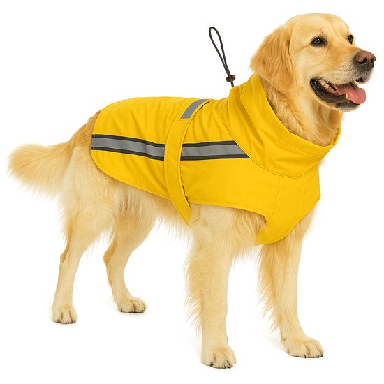 Flamingo - Flamingo Ciro - Kledij Honden - Regenjas Ciro Geel 75cm - 1st - 139589 - 1st - 1pce
