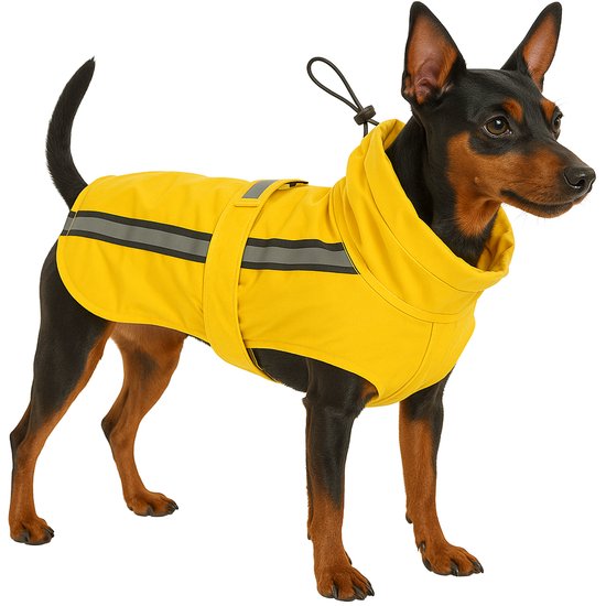 Flamingo regenjas Ciro geel – 35 cm – waterdicht