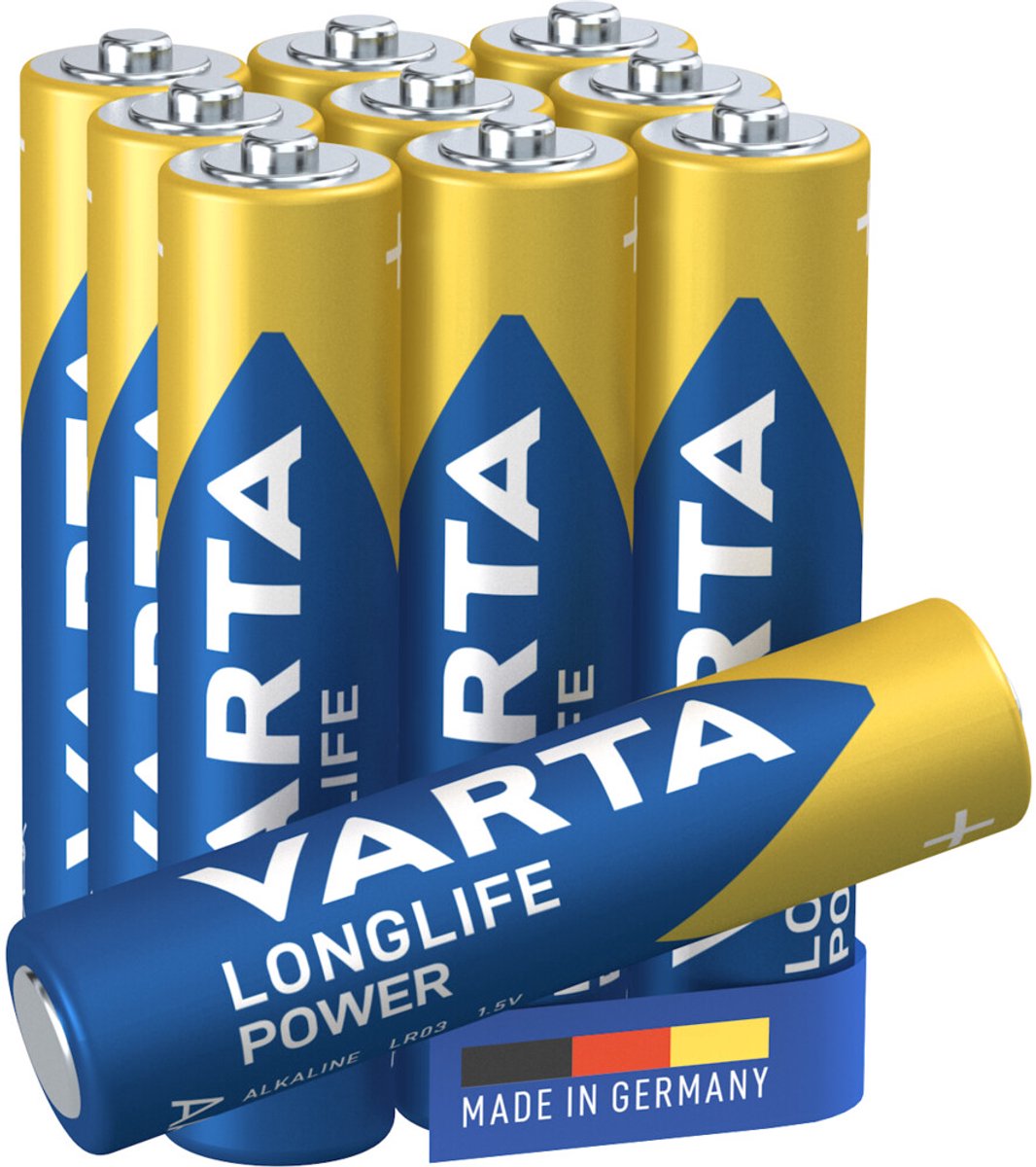 Varta Longlife Power AAA Batterijen - 10 stuks