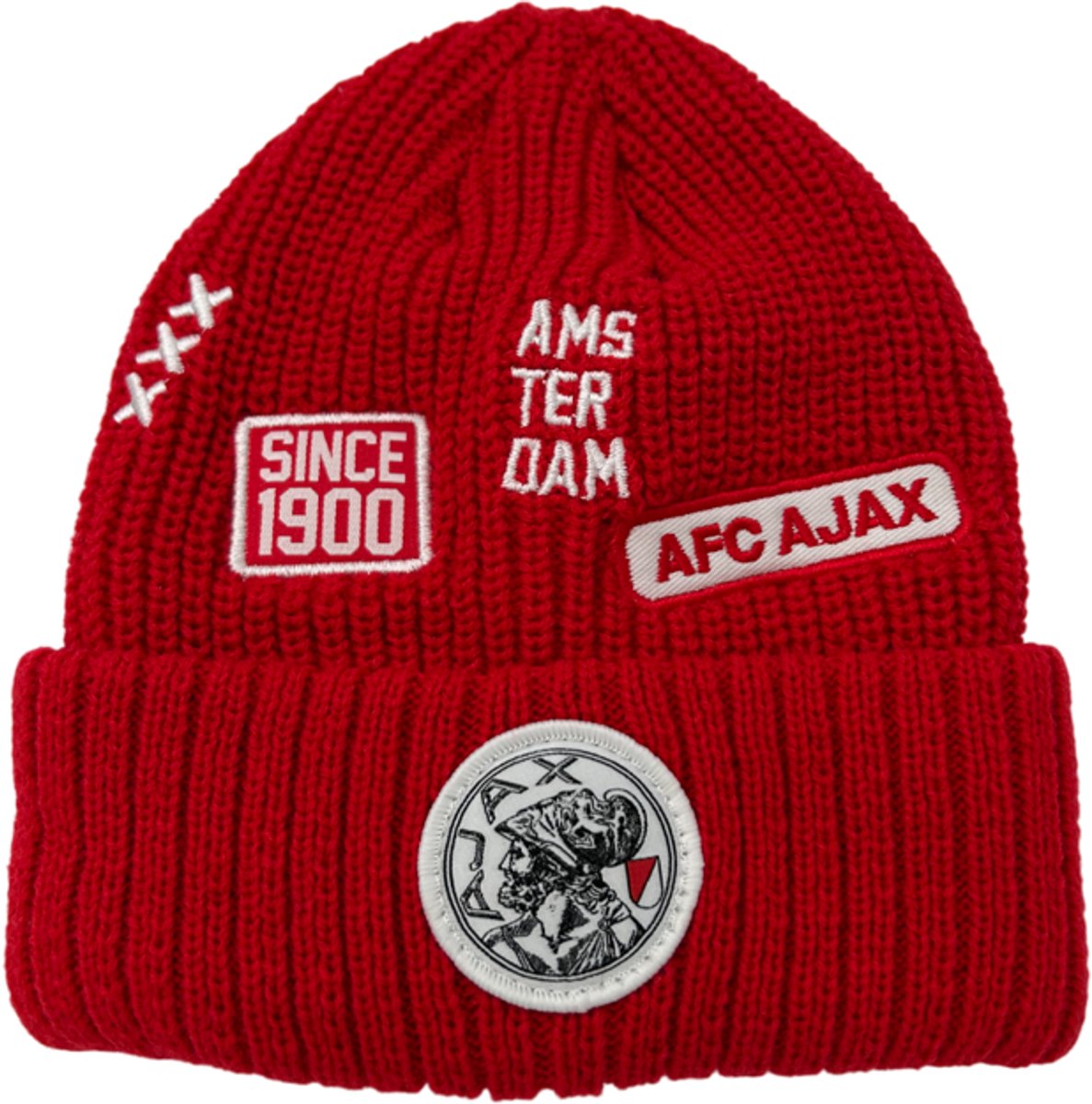 Ajax-muts rood patches junior