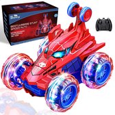 Boncy® Bestuurbare RC Auto - 3D Functie - Jongens Meisje Volwassenen - Robot Speelgoed Binnen & Buiten - Afstandbestuurbaar Race Drift Car - Afstandsbestuurbaar Raceauto Accu Spiderman Alternatief Stuntauto - Bestuurbaar Elektrisch Autos Actiefiguur