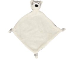 Nature Planet Wolf tuttel/knuffeldoekje - 40 x 40 cm - Wolven knuffels - Baby tuttel - kraamcadeau