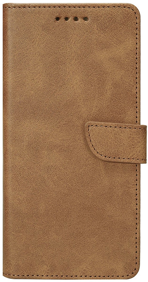 Rixus Bookcase For Samsung Galaxy S25 Ultra Light Brown