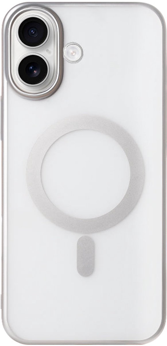 Rixus Instinct Mag Case For iPhone 16 Plus Silver