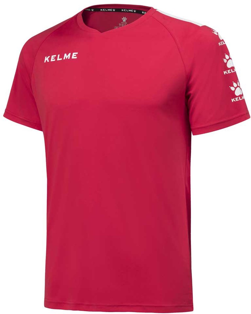Kelme Lince T-shirt Met Korte Mouwen Rood 12 Years Jongen