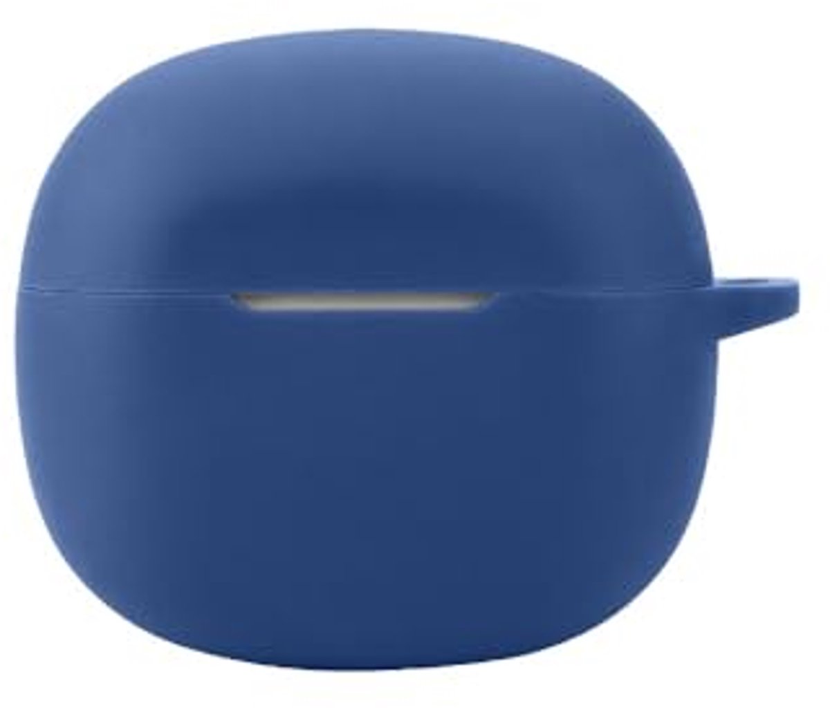 Siliconen Bluetooth Oortelefoon Case Cover - Schokbestendig en Compatibel met Draadloos Opladen - Marineblauw