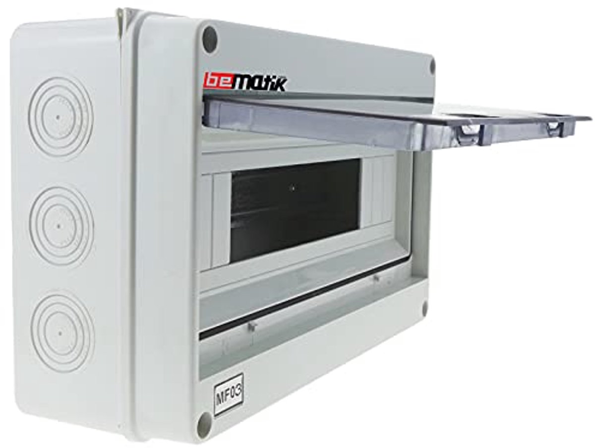 Elektrische Verdeelkast 12 Module IP65 Kunststof Opbouwkast