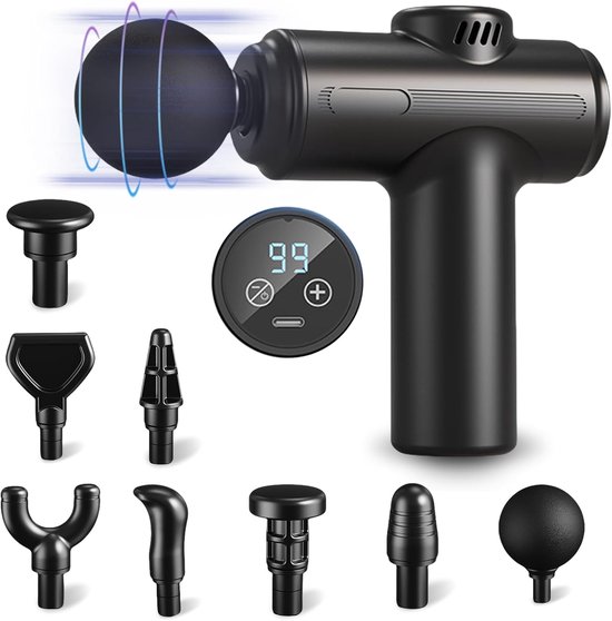 Professioneel Diep Weefsel Massagepistool - 30 Snelheden & - Professioneel - €26,49