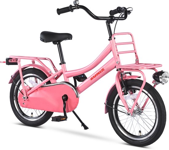 Zonix Meisjesfiets 16 Inch Roze Kinderfiets Transport Voor Meisjes Van 4 Tm 6 Jaar Geschikt Voor Kledingmaat 100-115 van Zonix — afbeelding 5