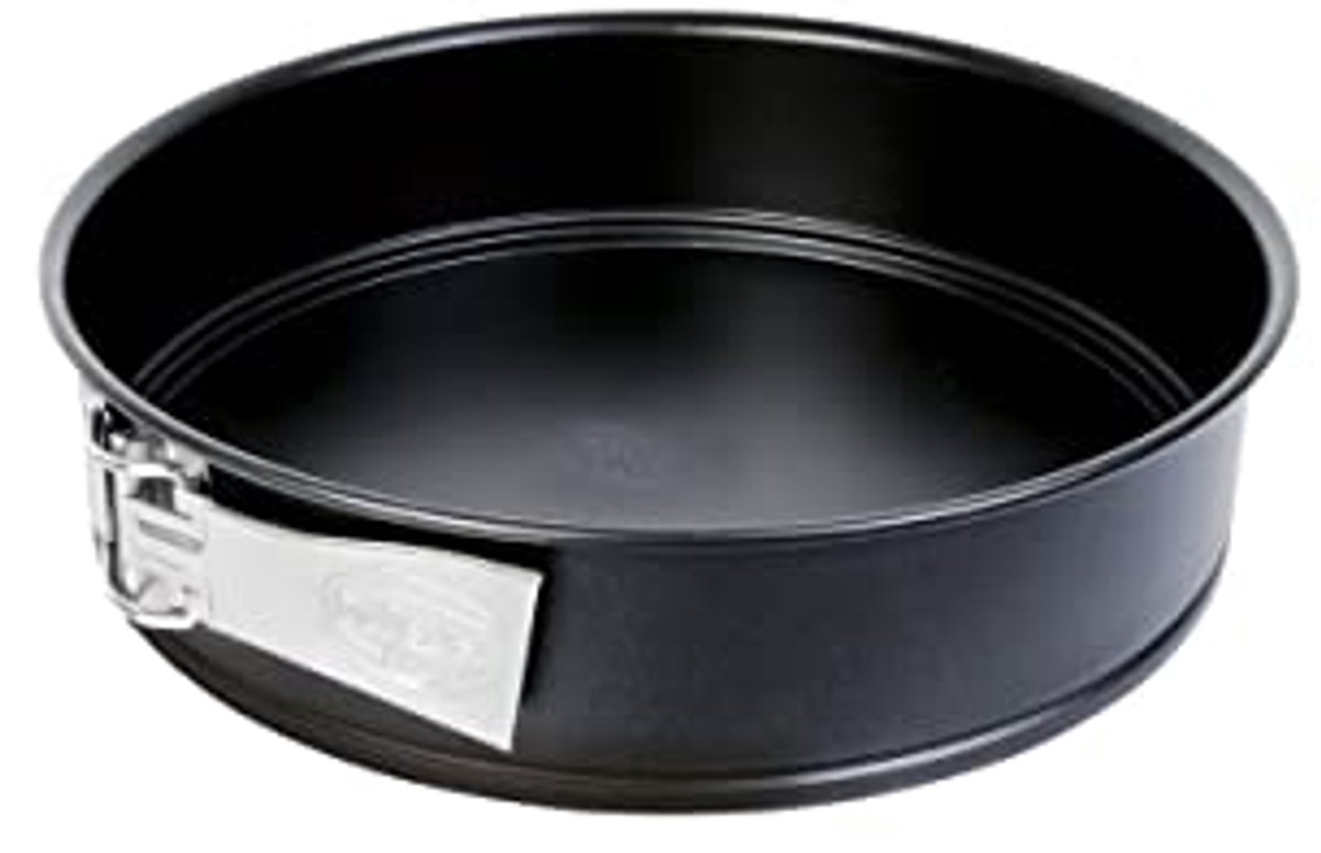 Springvorm Ø 24 cm - Ronde Cakevorm met Antiaanbaklaag en Platte Bodem