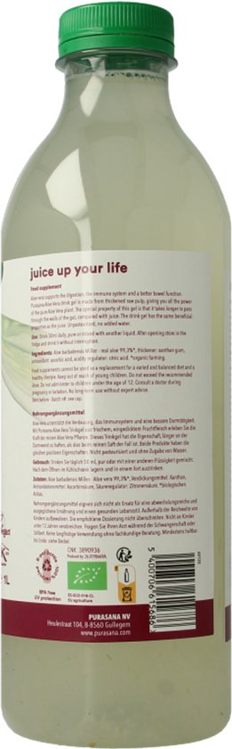 Purasana Aloe vera drink gel vegan bio (1000ml) | bol