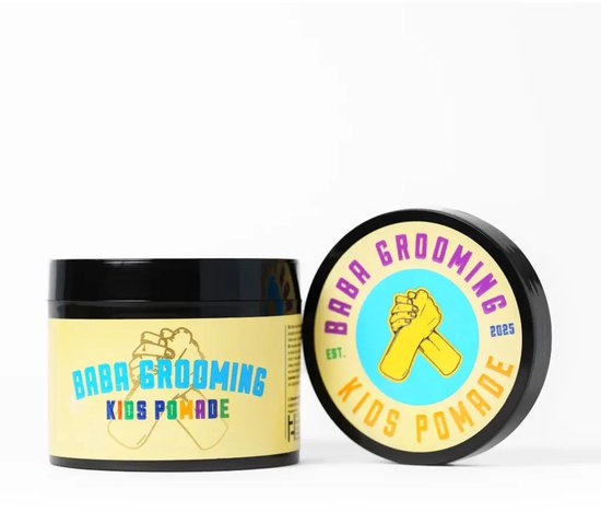 Baba Grooming Kids Pomade 120ml - Kindvriendelijke Waterbasis - Flexibele Hold - Makkelijk Uitwasbaar
