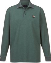 Babista herren Poloshirt Met Lange Mouwen - 52 - groen - Plus Size