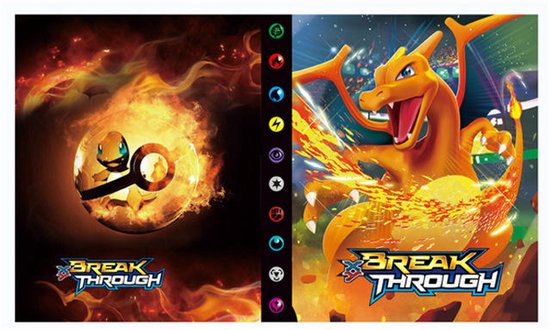 Pokemon kaarten map - Charizard - Pokemon binder - 240 kaarten Pokemon verzamelmap - Pokemon boek verzamelmap