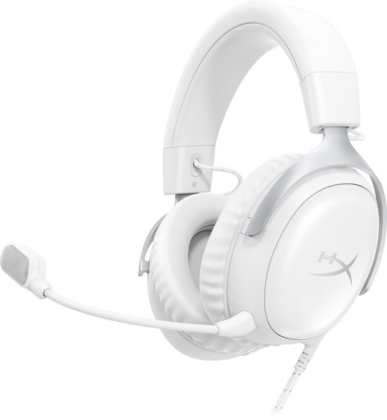 HyperX Cloud III Gaming Headset - PC, PS5, Xbox Series X|S - Nintendo, Steamdeck - (White)