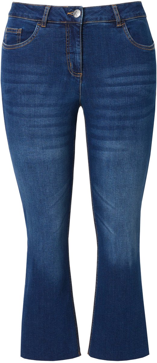 Angel of Style - Dames - 7/8-jeans Claire stretchcomfort gesneden zoom 5-pocket - Blue stone - Maat 48