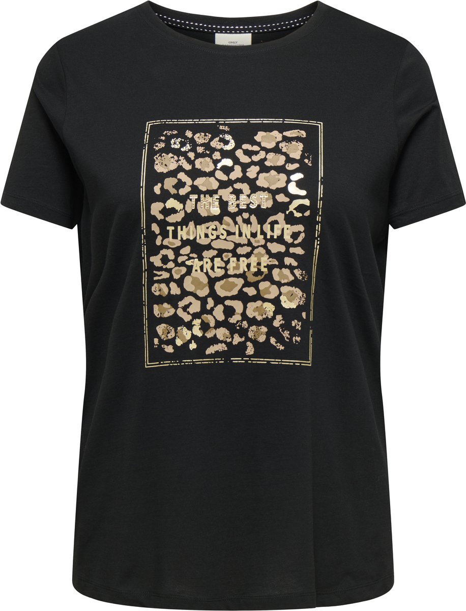 ONLY CARMAKOMA - CARCRUZ SS O-NECK REG TEE JRS Dames T-shirt
