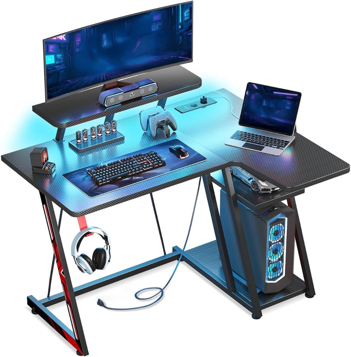 DailySupplies® Hoekbureau Gaming - Bureau L Vormig - Computer Desk