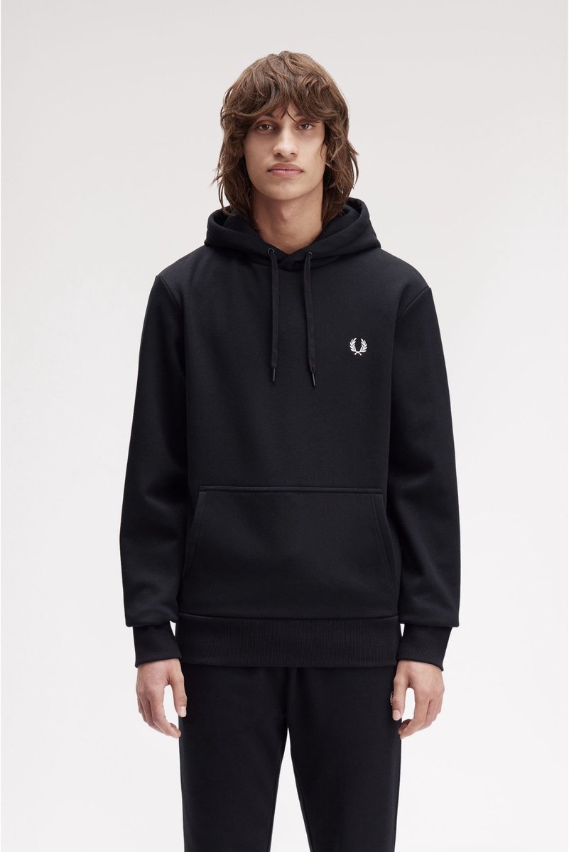 Fred Perry Sweater Vet Zwart