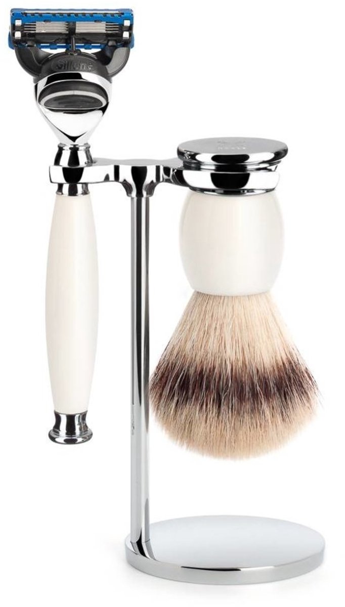 MÜHLE -Scheerset Sophist 3-delig - Porselein - Fusion