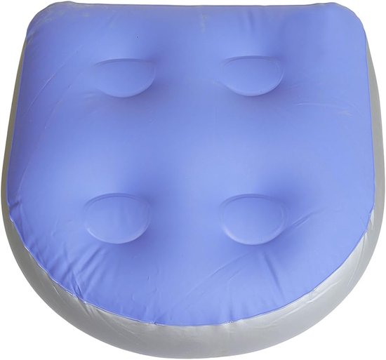 Opblaasbare zitkussens - Spa-zitkussen - Spa Zitverhoger - Opblaasbare kussens - Booster Seat - met 4 zuignappen - voor wellness- en wellness - Zitkussen voor extra comfortabele spa-ervaring - 47*37*15cm - Blauw
