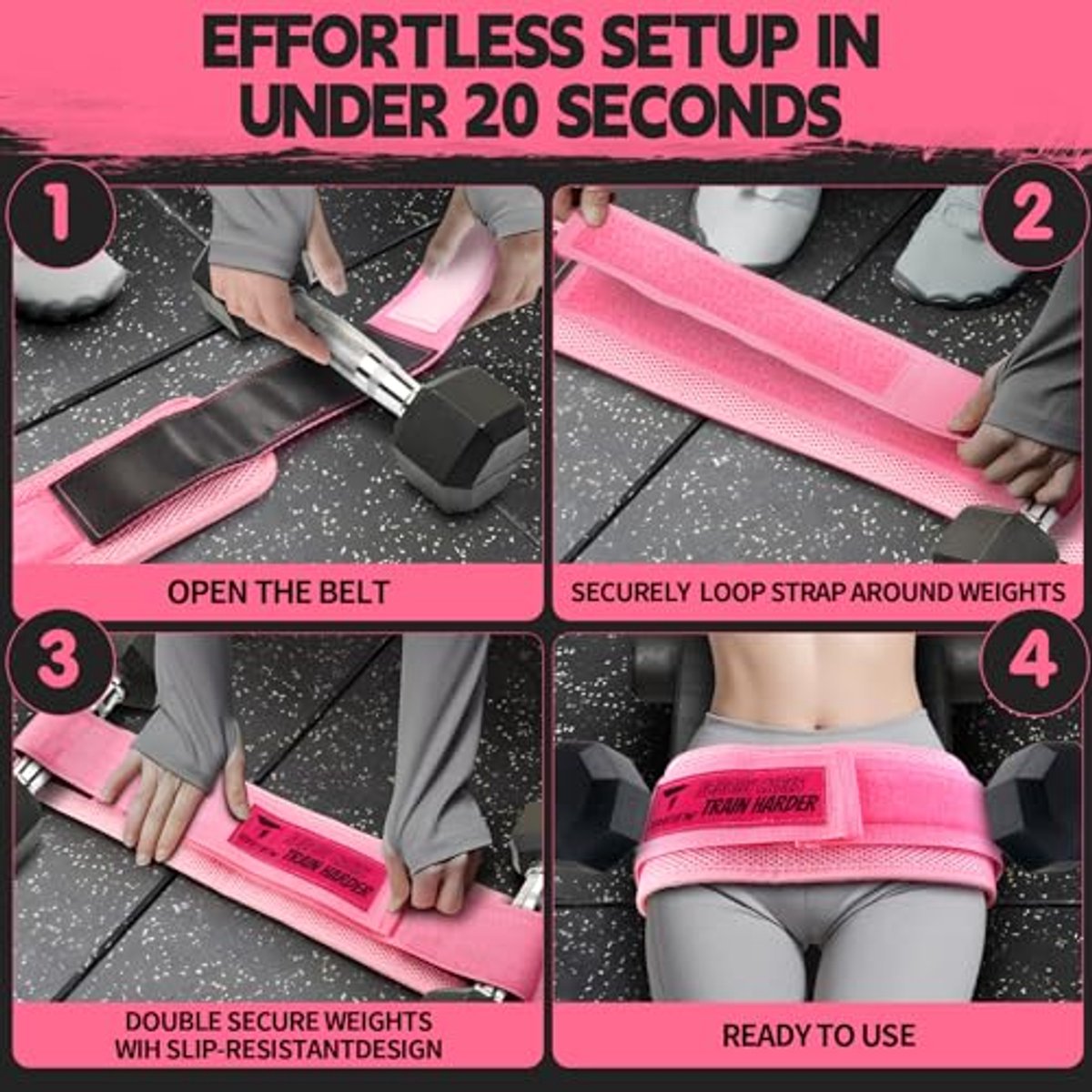 Heupgordel Booty Riem voor Pilates en Heupstuur Workout - afbeelding 2