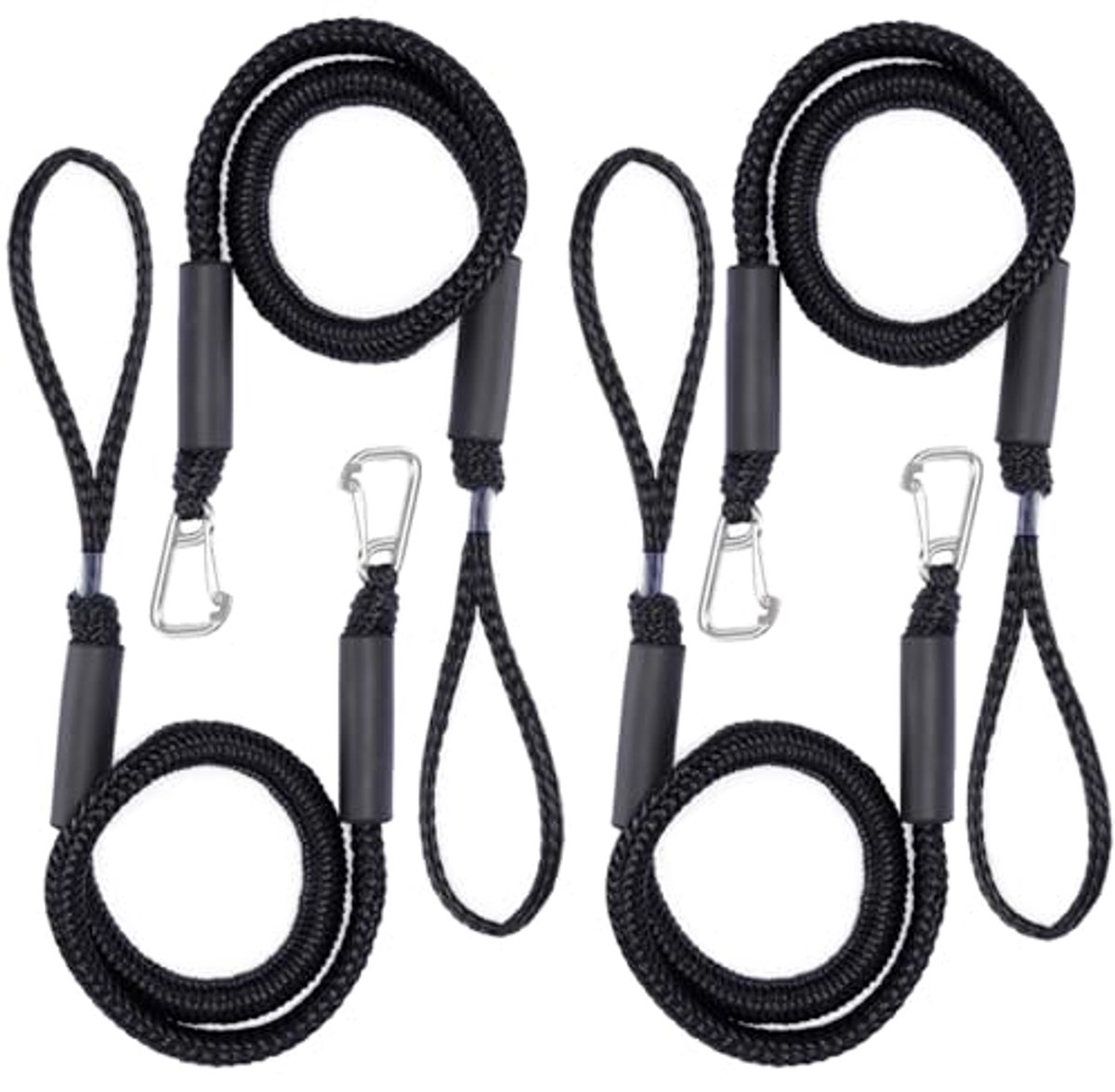 Elastische Trekkoord voor Boot - Bungee Aanleglijnen - 4 Stuks
