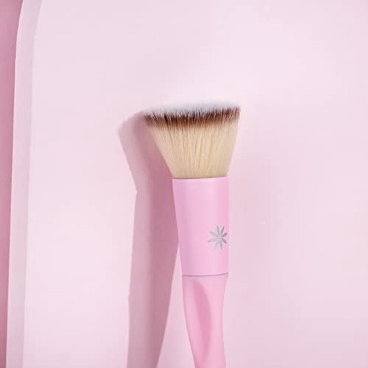 Polijstborstel voor Foundation - Roze, Professionele Makeup Applicator